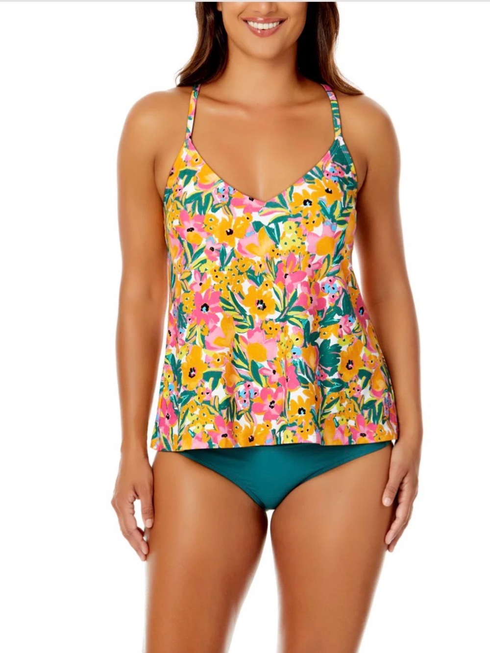 Anne Cole Easy Triangle Tankini Swim Top